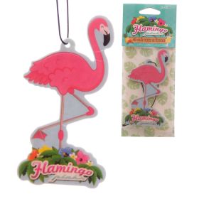 Désodorisant à suspendre parfum Pina Colada - Flamant rose Désodorisant à suspendre parfum Pina Colada - Flamant rose