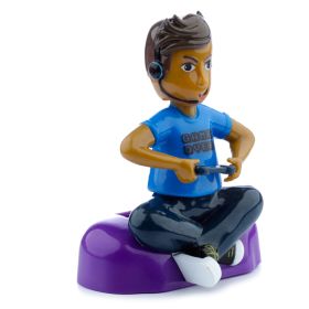 Figurine Solaire Geek Gamer - Joueur de Jeux Vidéo Figurine Solaire Geek Gamer - Joueur de Jeux Vidéo