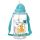 Bouteille d'Eau (Gourde) Enfant 450ml avec Paille & Cordon Sealife - Vie Marine