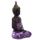 Figurine Bouddha Thailandais Noir & Violet - Contemplation