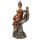 Figurine Bouddha Thailandais Rouge et Doré sur Main