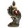 Figurine Bouddha Thailandais Rouge et Doré sur Main