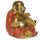 Figurine Mini Bouddha Chinois Porte-bonheur Pailleté 6cm
