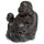 Figurine Mini Bouddha Chinois Porte-bonheur Peace of the East Effet Bois