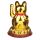Figurine Maneki Neko Signe de Main - Chat Porte-bonheur Doré
