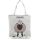 Sac en Coton avec Doublure & Fermeture Eclair - Mouton