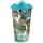 Verre PVC Double Paroi 500ml avec Paille & Couvercle Volkswagen - Van Bus Combi VW T1 Surf Adventure