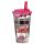 Verre PVC Double Paroi 500ml avec Paille & Couvercle Volkswagen - Van Bus Combi VW T1 Summer Love