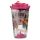 Verre PVC Double Paroi 500ml avec Paille & Couvercle Volkswagen - Van Bus Combi VW T1 Summer Love