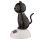 Figurine Solaire - Chat Noir Porte Chance
