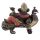 Figurine Ganesh sur Banc Paon