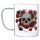 Mug en Verre Skull & Roses - Crâne