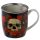 Mug Porcelaine avec Infuseur et Couvercle Skulls and Roses - Crânes