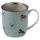 Mug Porcelaine avec Infuseur et Couvercle Down on the Farm - Cheval de la Ferme