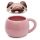 Mug avec Couvercle Mopps - Chien Carlin