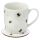 Ensemble Mug Porcelaine & Dessous de Verre The Nectar Meadows - Abeille