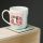 Ensemble Mug Porcelaine & Dessous de Verre Angie Rozelaar Planet Cat - Chat