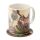 Ensemble Mug Porcelaine & Dessous de Verre Wild Stag - Cerf de Noël