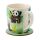 Ensemble Mug Porcelaine & Dessous de Verre Panda Kingdom - Panda