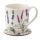 Ensemble Mug Porcelaine & Dessous de Verre The Nectar Meadows - Abeille et Fleurs