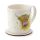 Ensemble Mug Porcelaine & Dessous de Verre Jan Pashley Highland Coo Cow - Vache