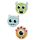 Lot de 3 Gommes Monstarz - Monstres