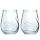 Lot de 2 Verres - Main de Squelette