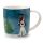 Mug de Noël en Porcelaine Jan Pashley - Chien & Rouge-gorge