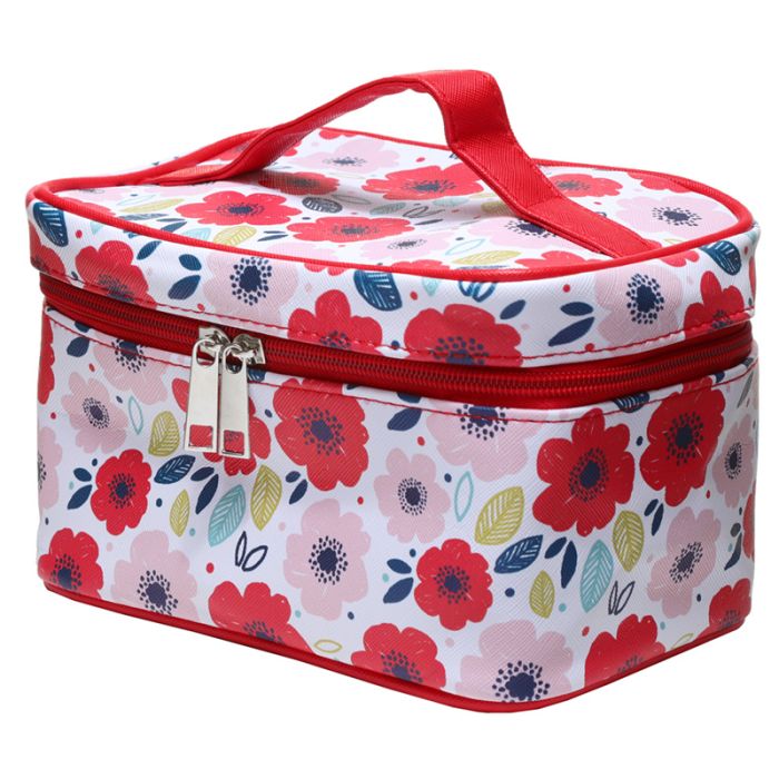 Sac Vanity Trousse de Toilette - Champs de Coquelicots