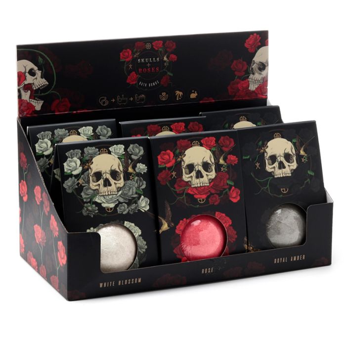 Boule de Bain avec Emballage Cadeau Skulls and Roses - Crâne