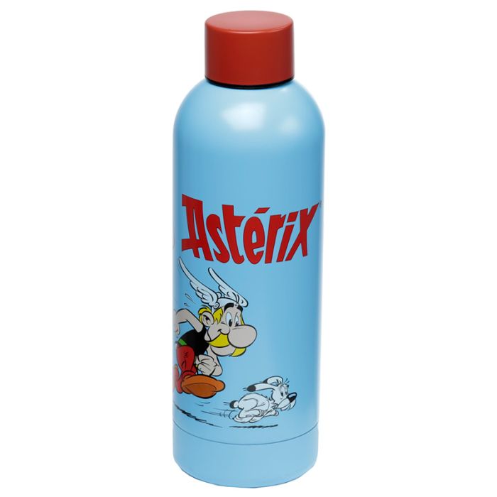 Bouteille Isolée (Gourde) 530ml en Acier Inoxydable Astérix & Obélix - Bleue
