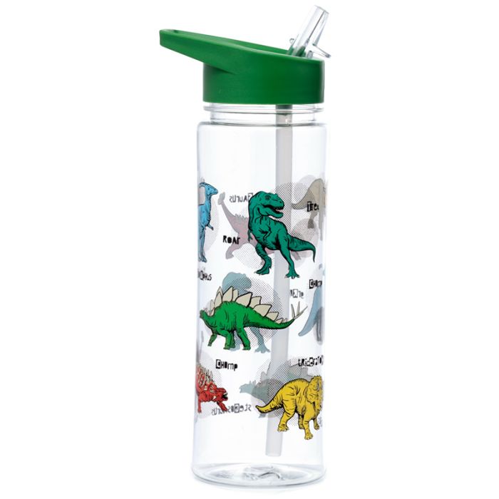 Bouteille en Plastique Renforcé SK Ecozen (Gourde) 550ml Dinosauria - Dinosaure
