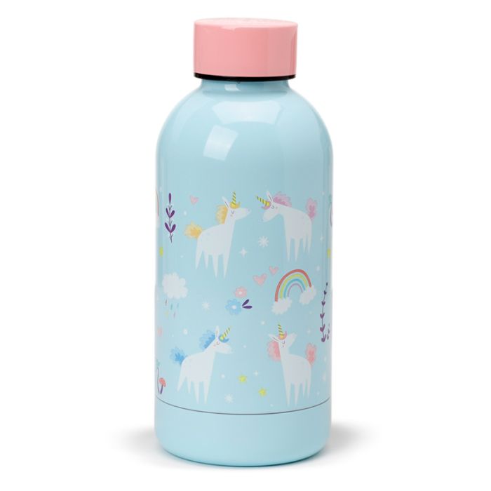 Bouteille Isolée (Gourde) 350ml en Acier Inoxydable pour Boissons Chaudes ou Froides - Unicorn Magic - Licorne