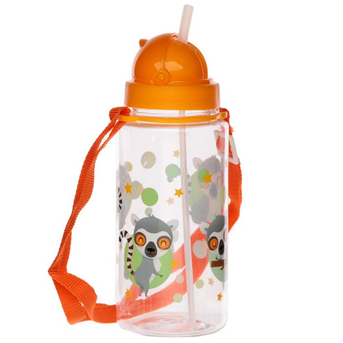Bouteille d'Eau (Gourde) Enfant 450ml Animal Jungle & Zoo - Lémurien