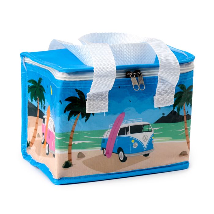 Sac Repas Isotherme en Plastique Recyclé Volkswagen - Van Bus Combi VW T1 The Waves Are Calling