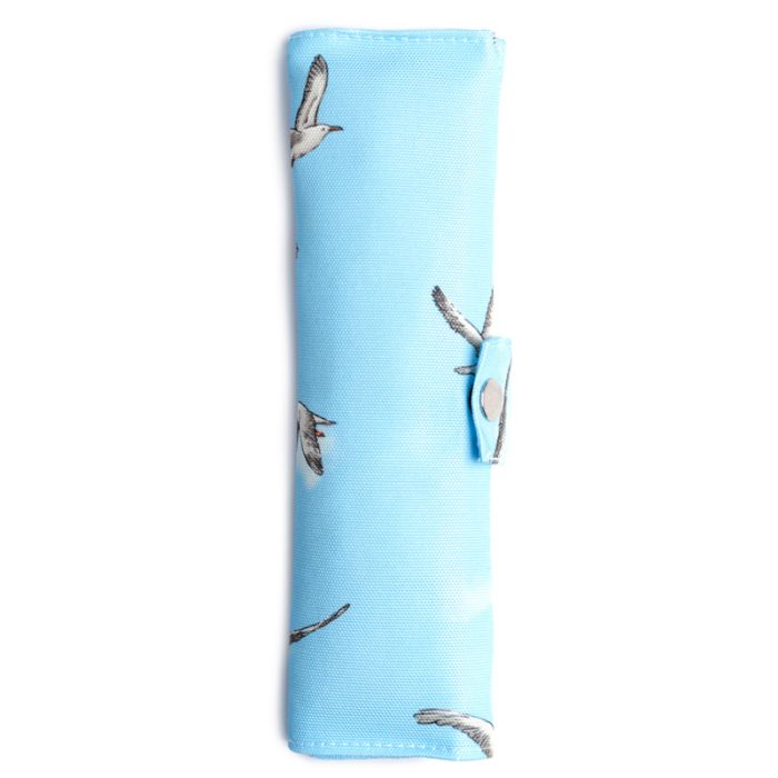 Ensemble 6 pièces 100% Bambou Couverts & Pochette de Rangement - Mouette