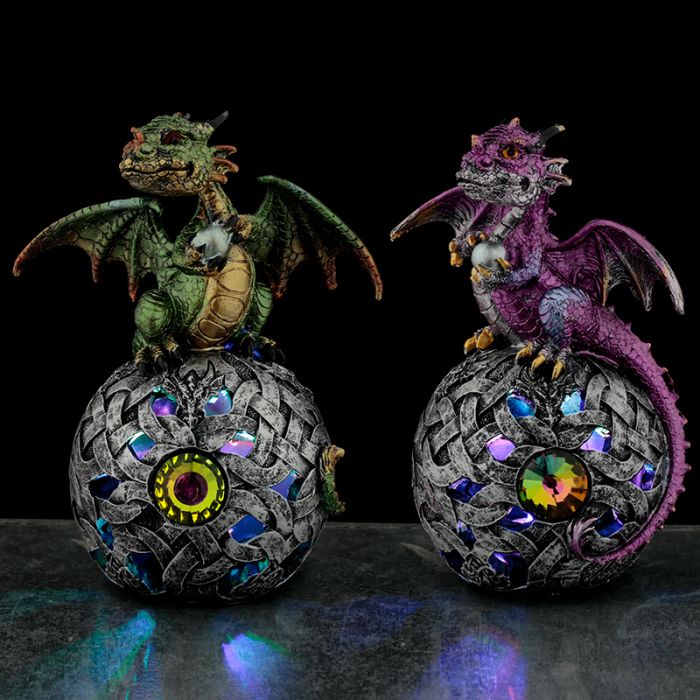Figurine Elements LED - Œil du Dragon Celtique
