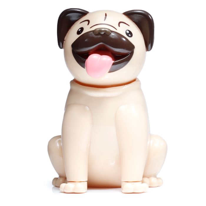 Figurine Solaire Mopps - Chien Carlin