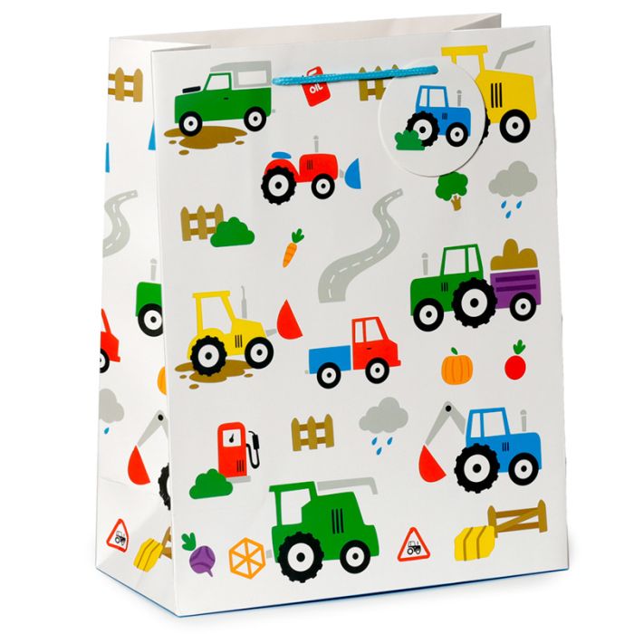 Sac Cadeau Little Tractors - Tracteur de Ferme (Grand)