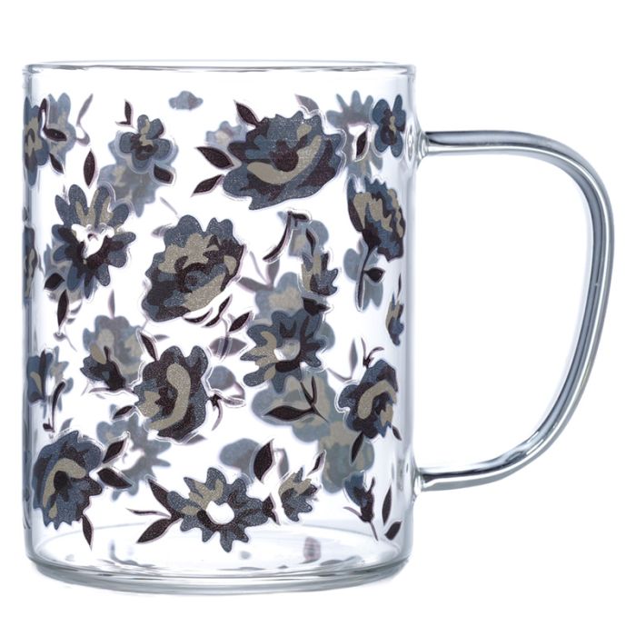 Mug en Verre Pick Of The Bunch - Fleurs Pivoines