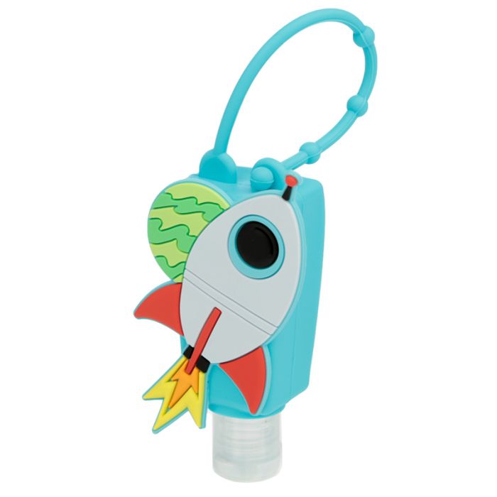 Gel Désinfectant pour les Mains avec Etui en Silicone Space Cadet - Fusée de l'Espace