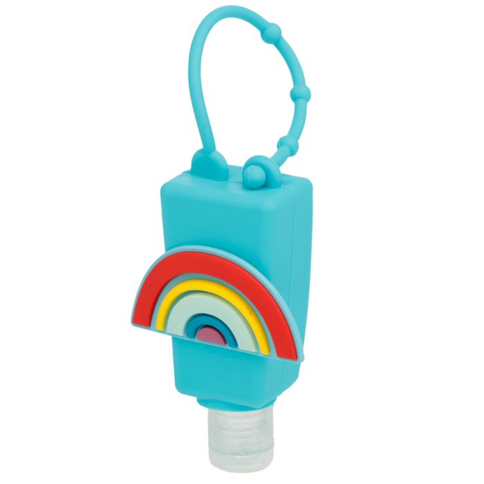 Gel Désinfectant pour les Mains avec Etui en Silicone Rainbow - Arc-en-ciel