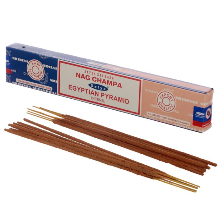 Bâtons d'Encens Satya Nag Champa & Pyramide Egyptienne 01314