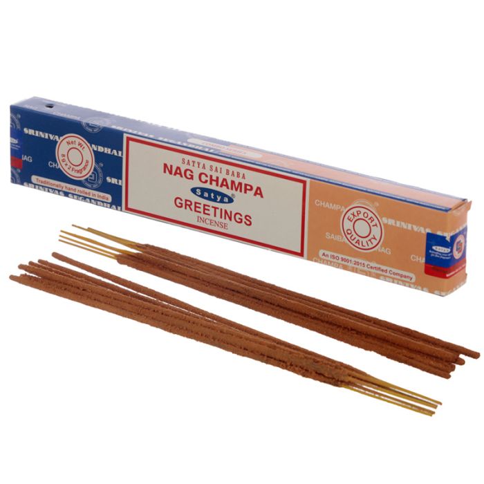 Bâtons d'Encens Satya Nag Champa & Bienvenue 01320