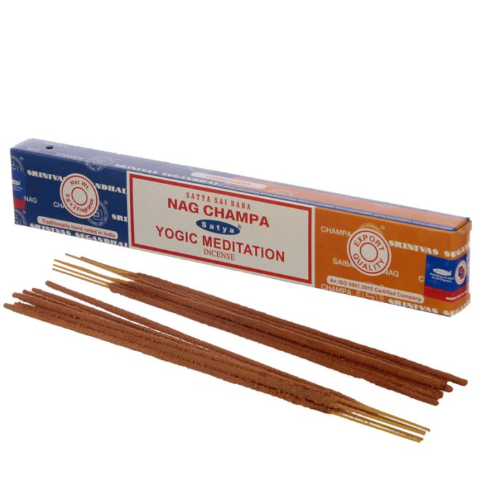 Bâtons d'Encens Satya Nag Champa & Méditation 01342