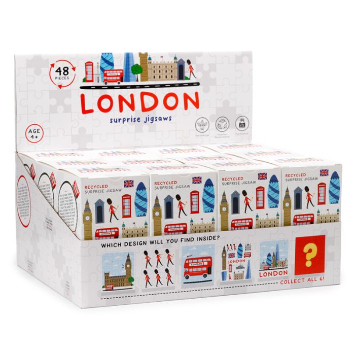 Jouet Puzzle Surprise Recyclé 48 Pièces London Icons - Londres