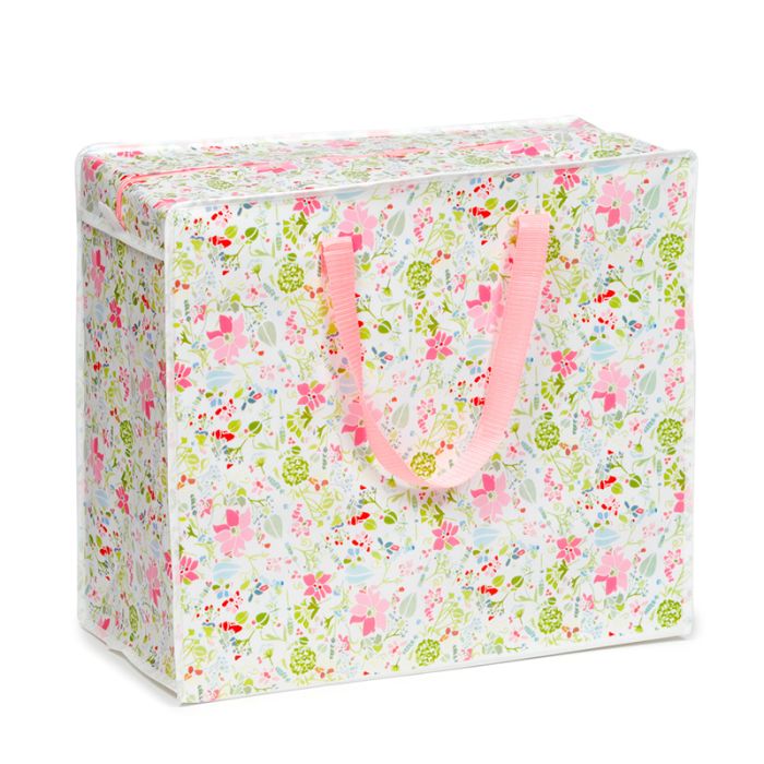 Panier à Linge ou Sac de Rangement Julie Dodsworth Pink Botanical - Fleurs Tons Rosés