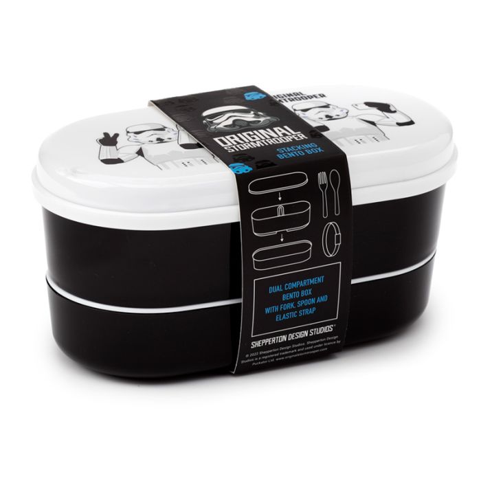 Boite Repas Bento Compartimentée avec Fourchette & Cuillère The Original Stormtrooper