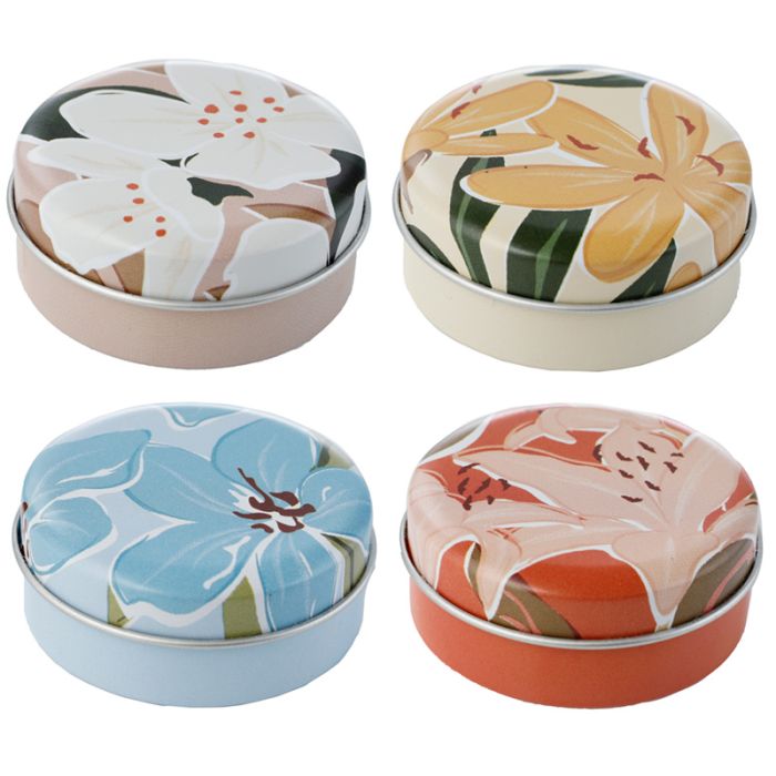 Baume à Lèvres dans Boîte en Etain Florens Botanical - Fleurs