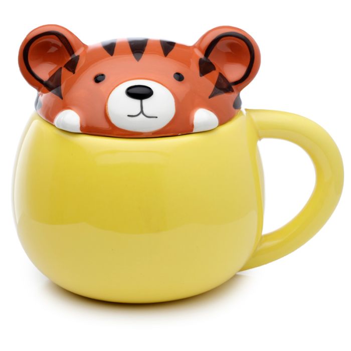 Mug avec Couvercle Adoramals - Tigre